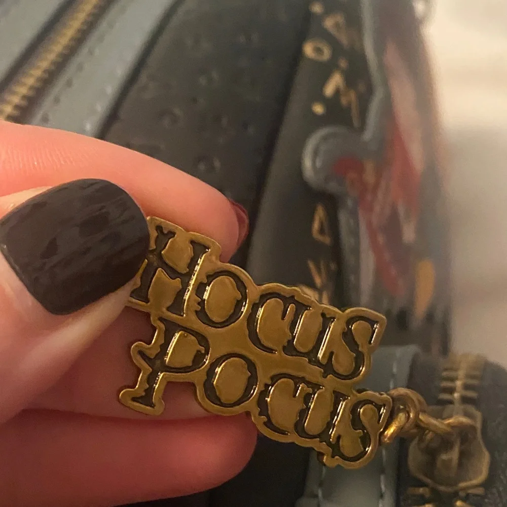 NWTs Disney Loungefly Hocus Pocus Gray and Black Bag - Picture 3 of 5